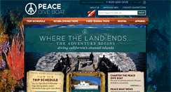 Desktop Screenshot of peaceboat.com